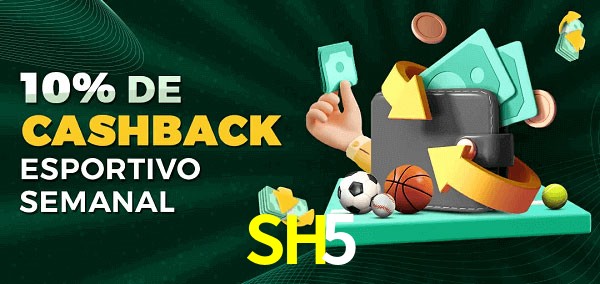 10% de bônus de cashback na SH5